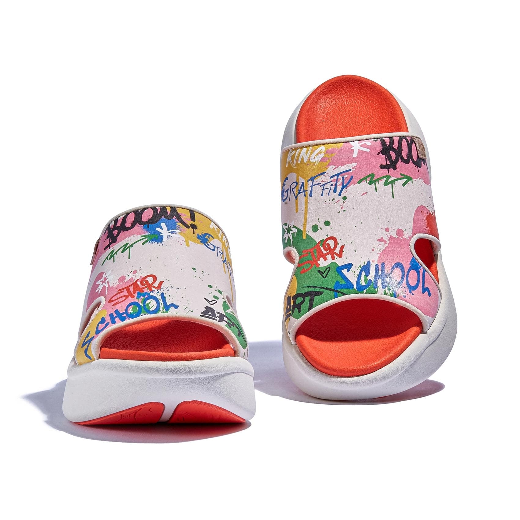 UIN Footwear Women Graffiti Youth Sitges III Women Canvas loafers