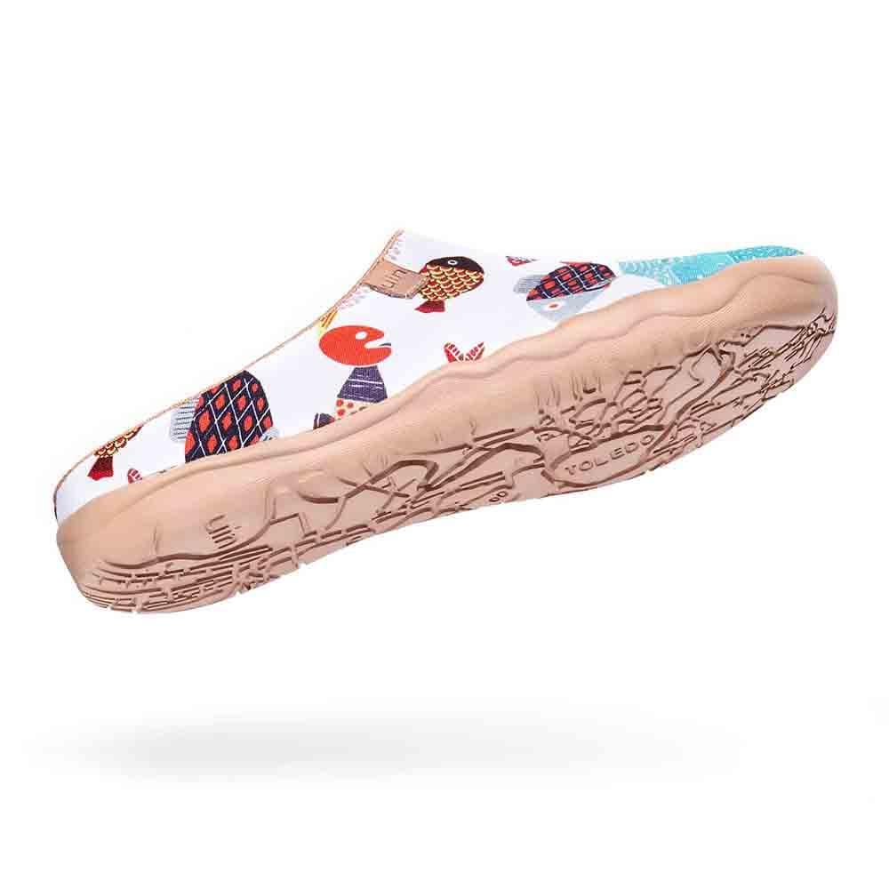 UIN Footwear Women Happy Fish Women Slipper-US Local Delivery Canvas loafers