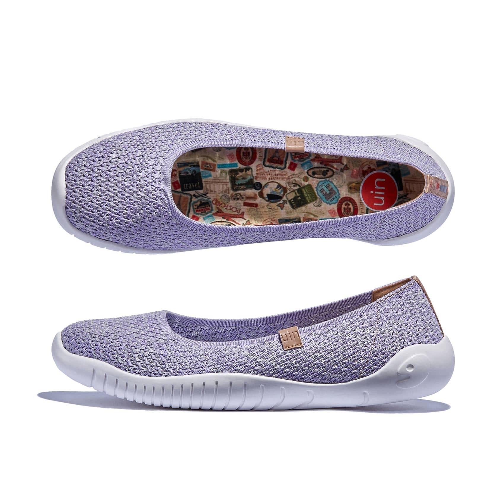 UIN Footwear Women Lavender Menorca III Women Canvas loafers