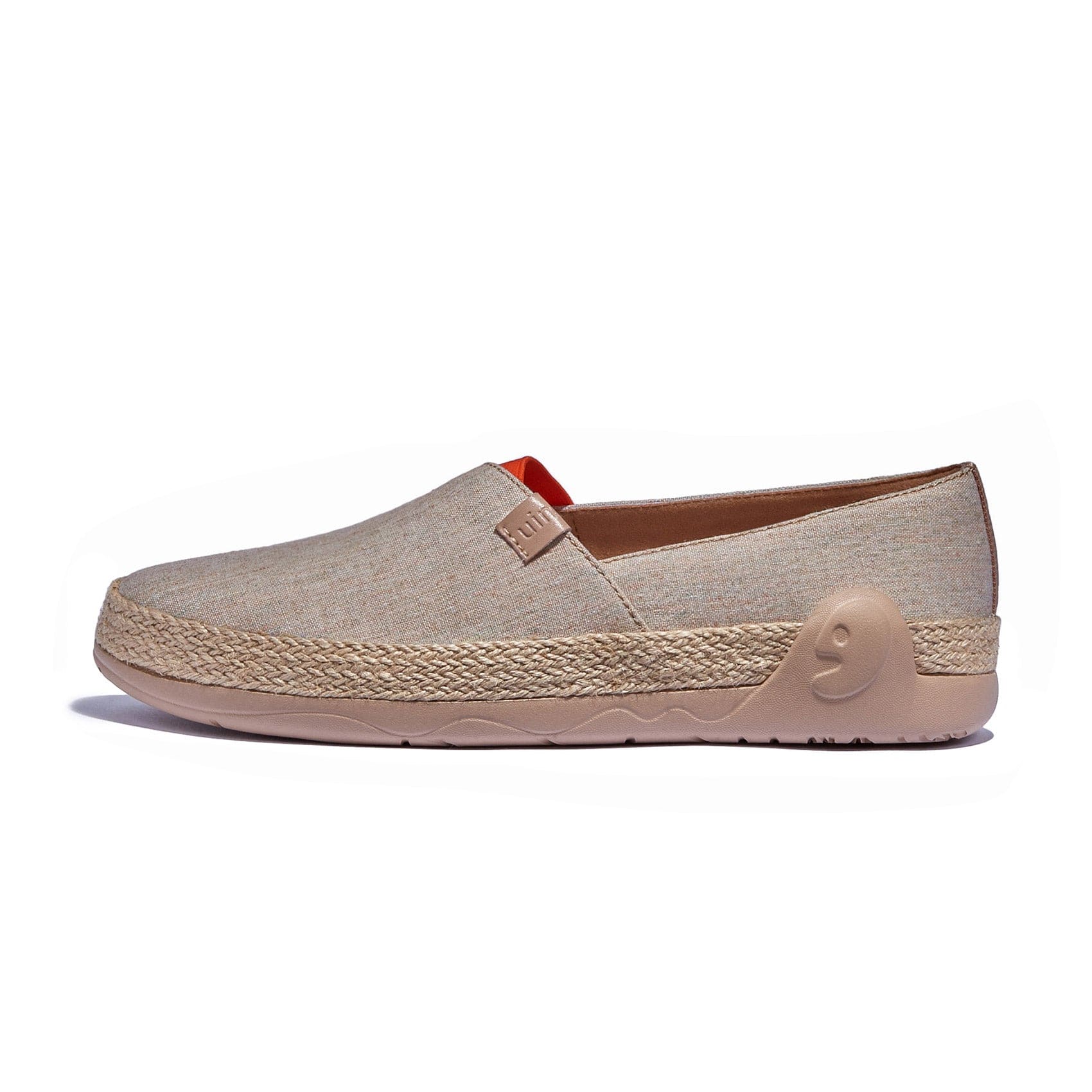 UIN Footwear Women Light Khaki Marbella I Women Canvas loafers