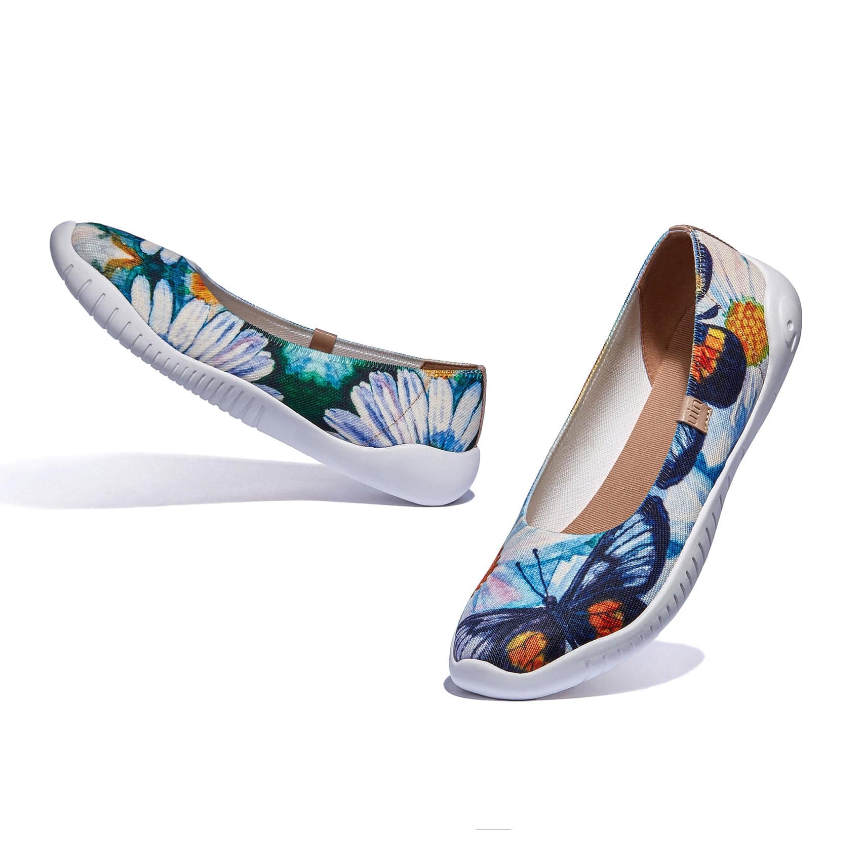 UIN Footwear Women Lingering Around Daisies Menorca III Women Canvas loafers