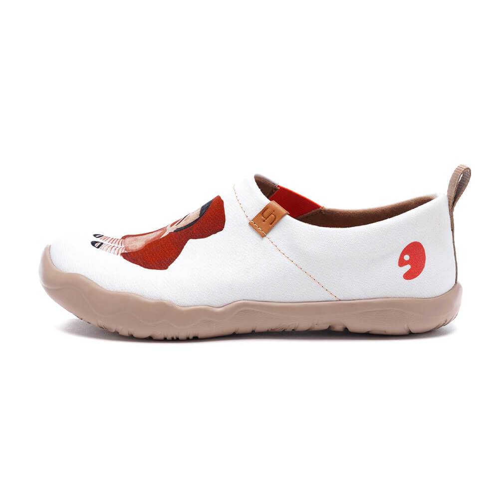 UIN Footwear Women Little Red-US Local Delivery Canvas loafers