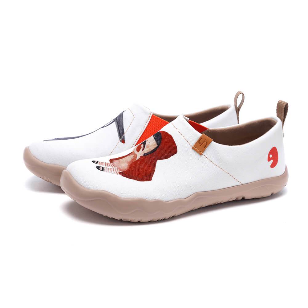 UIN Footwear Women Little Red-US Local Delivery Canvas loafers