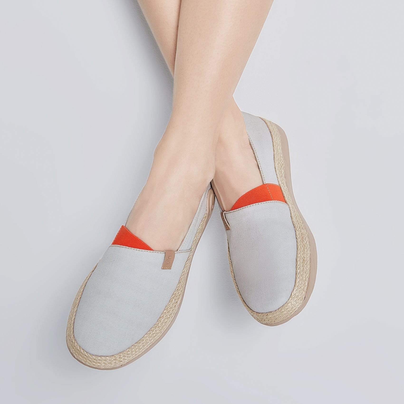 UIN Footwear Women Marbella Creamy-white Women Canvas loafers