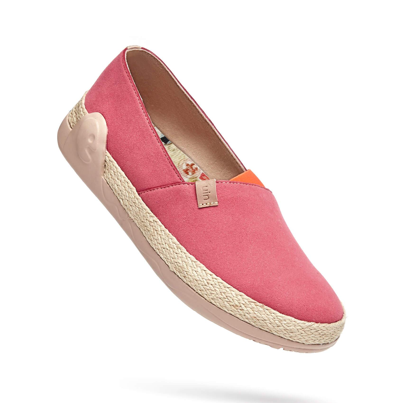 UIN Footwear Women Marbella I Tea Rose Canvas loafers