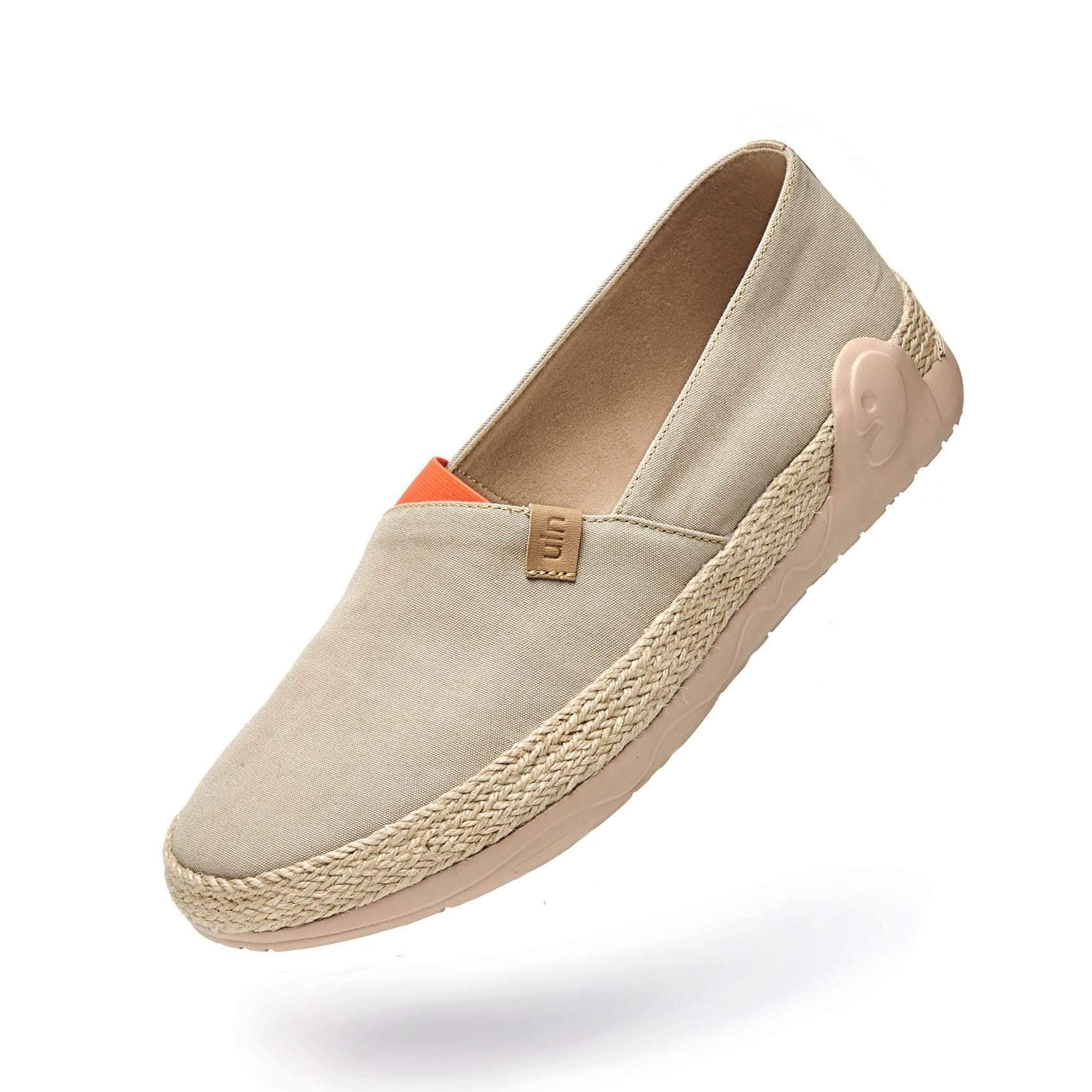 UIN Footwear Women Marbella Khaki Women-US Local Delivery Canvas loafers