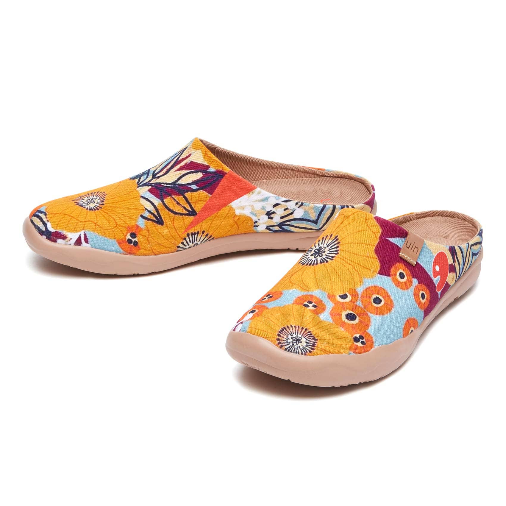 UIN Footwear Women Marigolds Malaga Slipper Women-US Local Delivery Canvas loafers