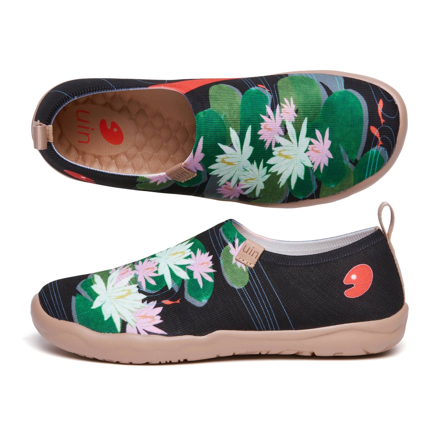 UIN Footwear Women Monet The Water-Lily Pond V2 Women-US Local Delivery Canvas loafers