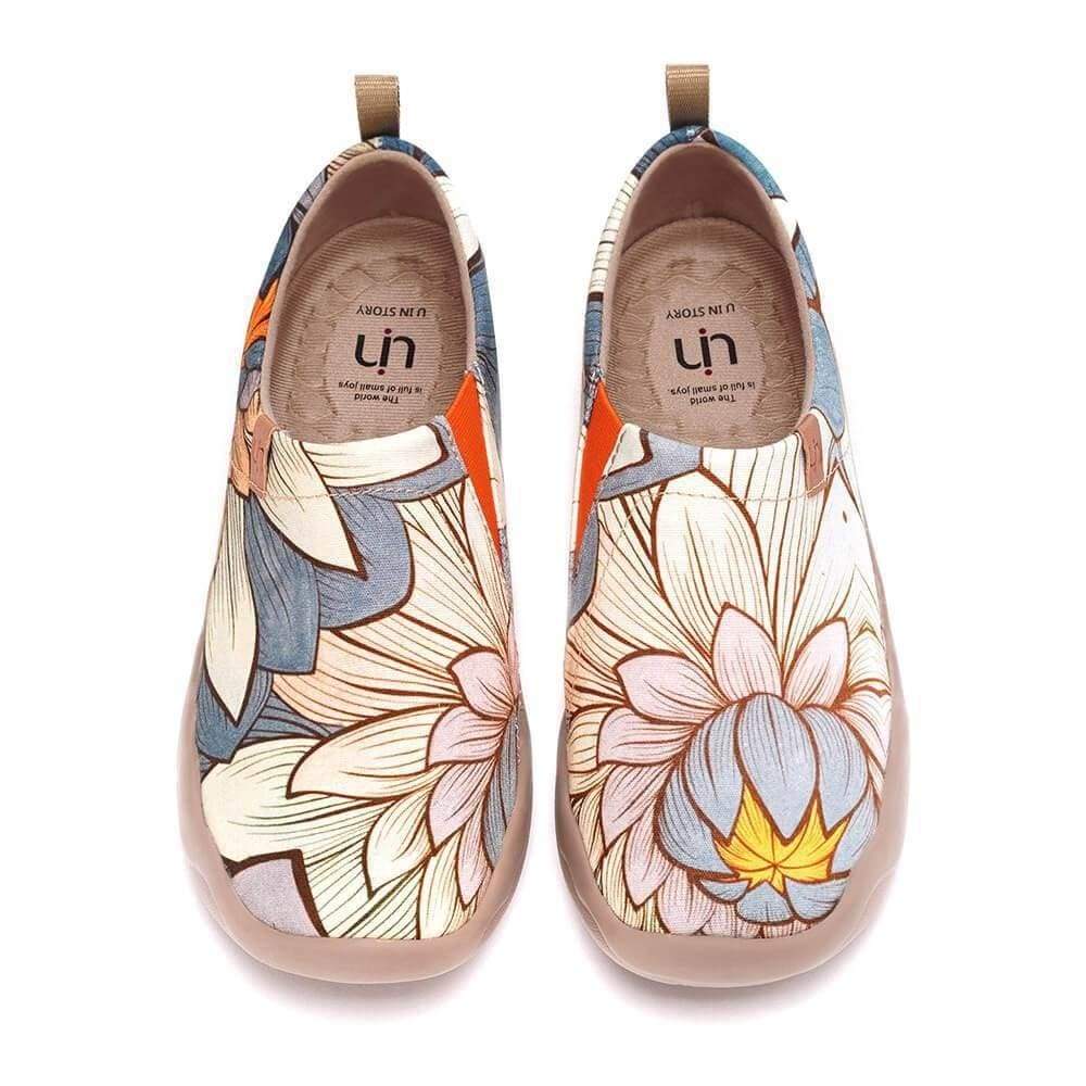 UIN Footwear Women Nelumbo-US Local Delivery Canvas loafers