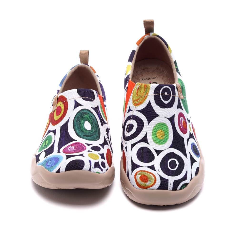 UIN Footwear Women Oopsie Daisy-US Local Delivery Canvas loafers