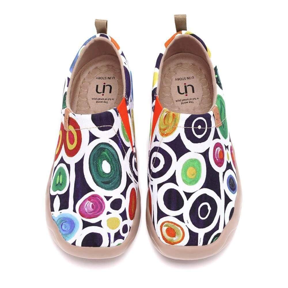 UIN Footwear Women Oopsie Daisy-US Local Delivery Canvas loafers