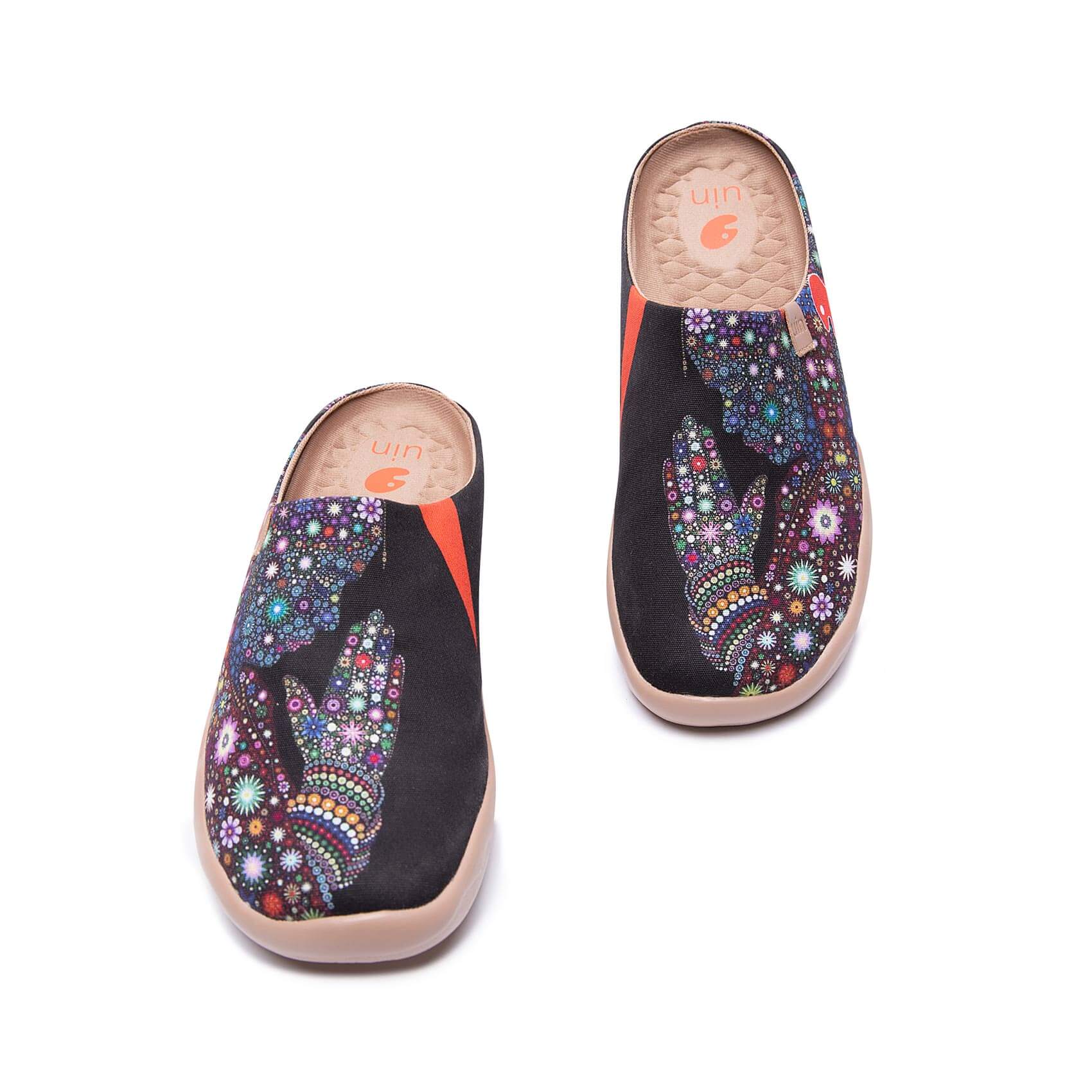 UIN Footwear Women Pray for Goodness Slipper-US Local Delivery Canvas loafers