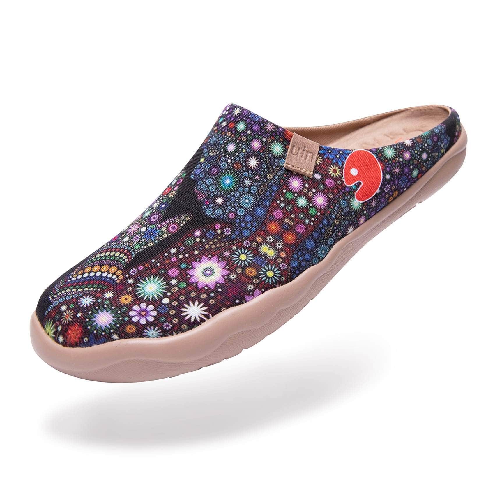 UIN Footwear Women Pray for Goodness Slipper-US Local Delivery Canvas loafers