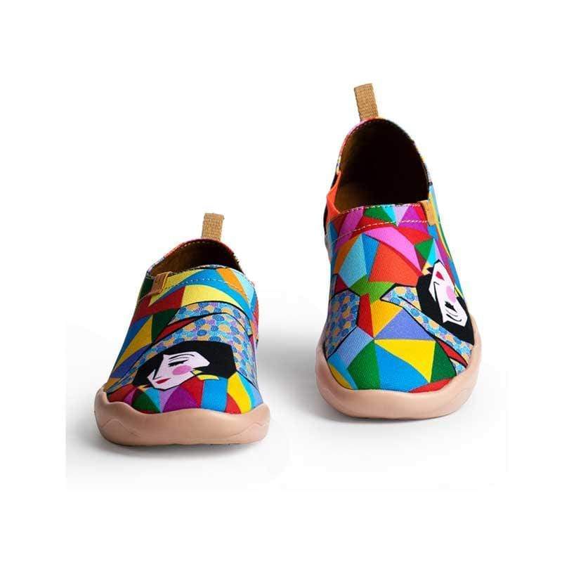 UIN Footwear Women RAINBOW GIRL Canvas loafers