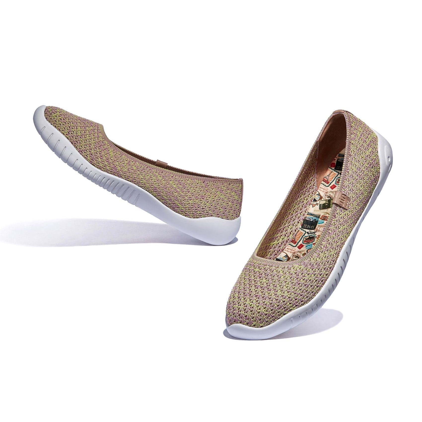 UIN Footwear Women Raspberry Matcha Menorca III Women Canvas loafers