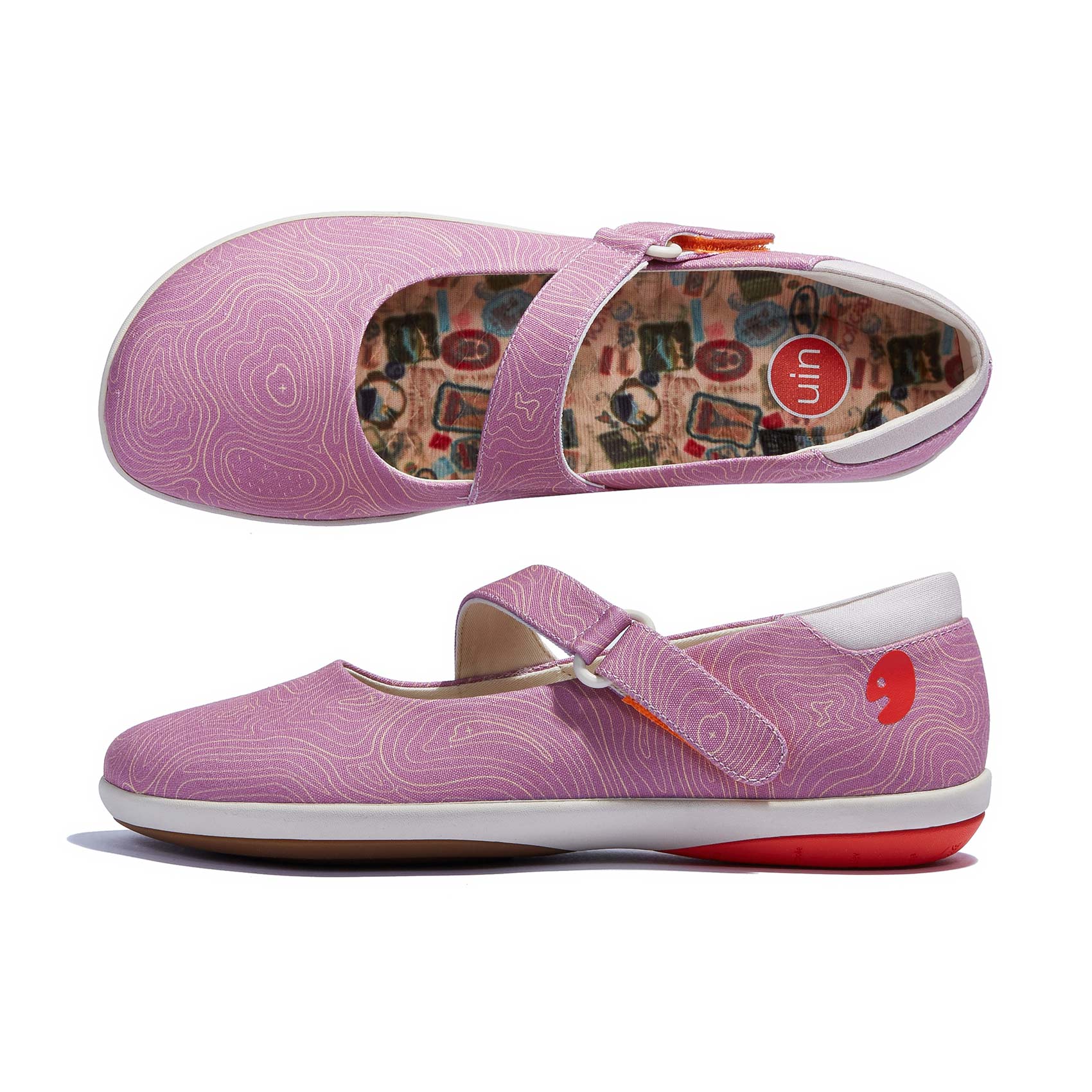 UIN Footwear Women Rose Pink Illetes III Women Canvas loafers