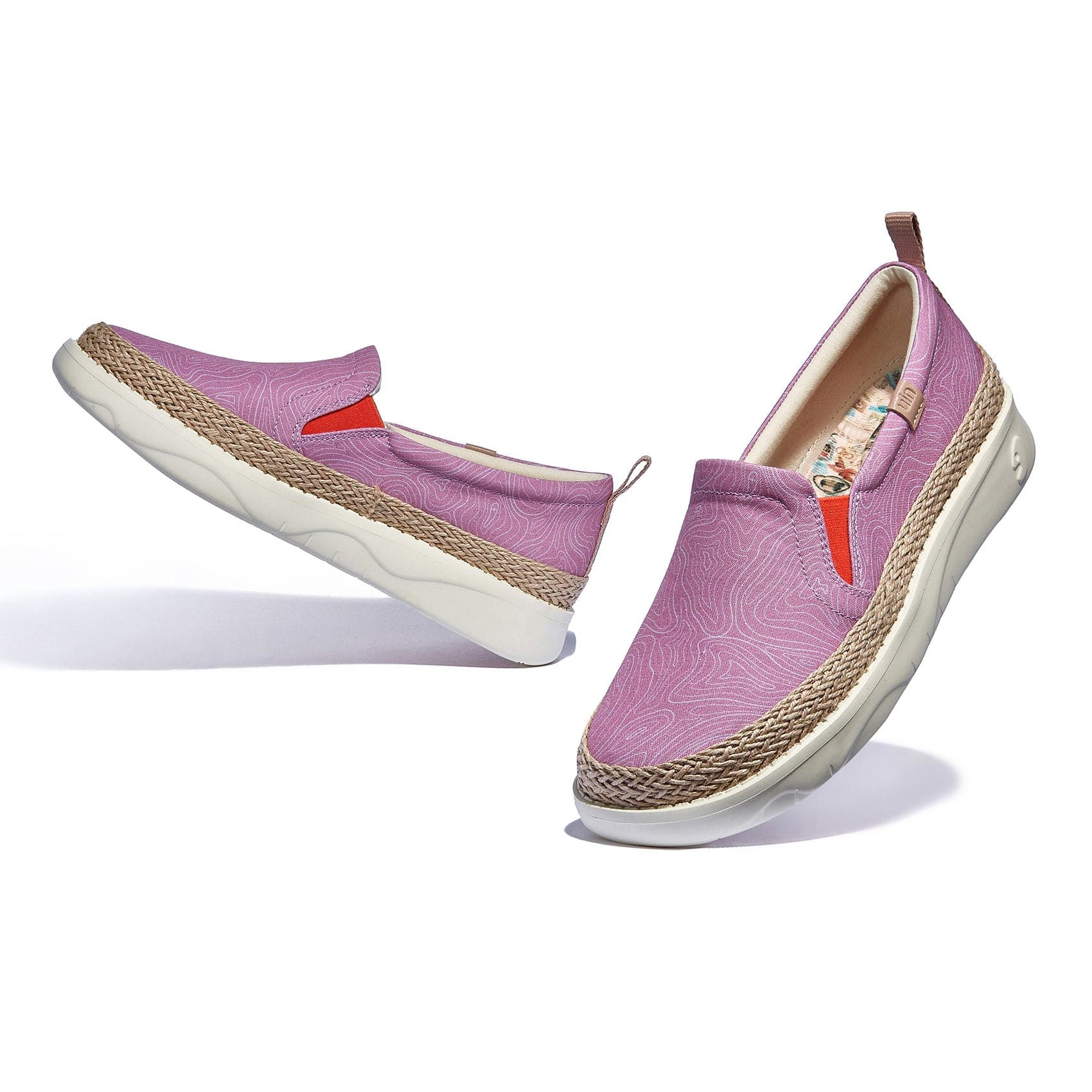 UIN Footwear Women Rose Pink Tarragona I Women Canvas loafers