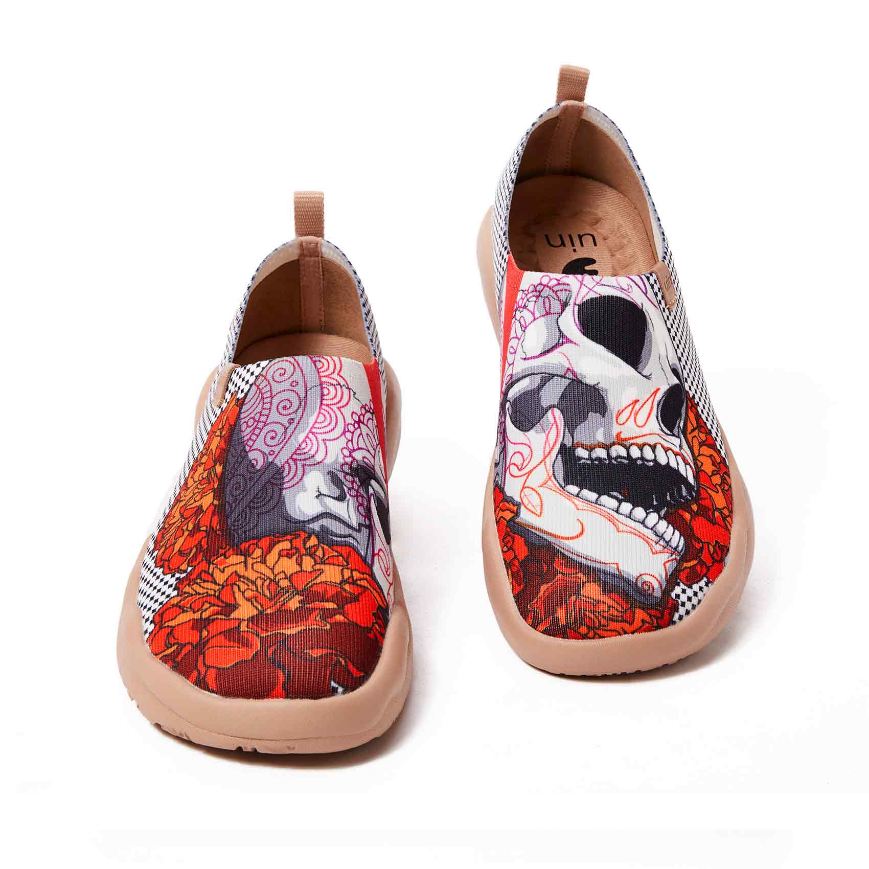 UIN Footwear Women Skeleton Women-US Local Delivery Canvas loafers