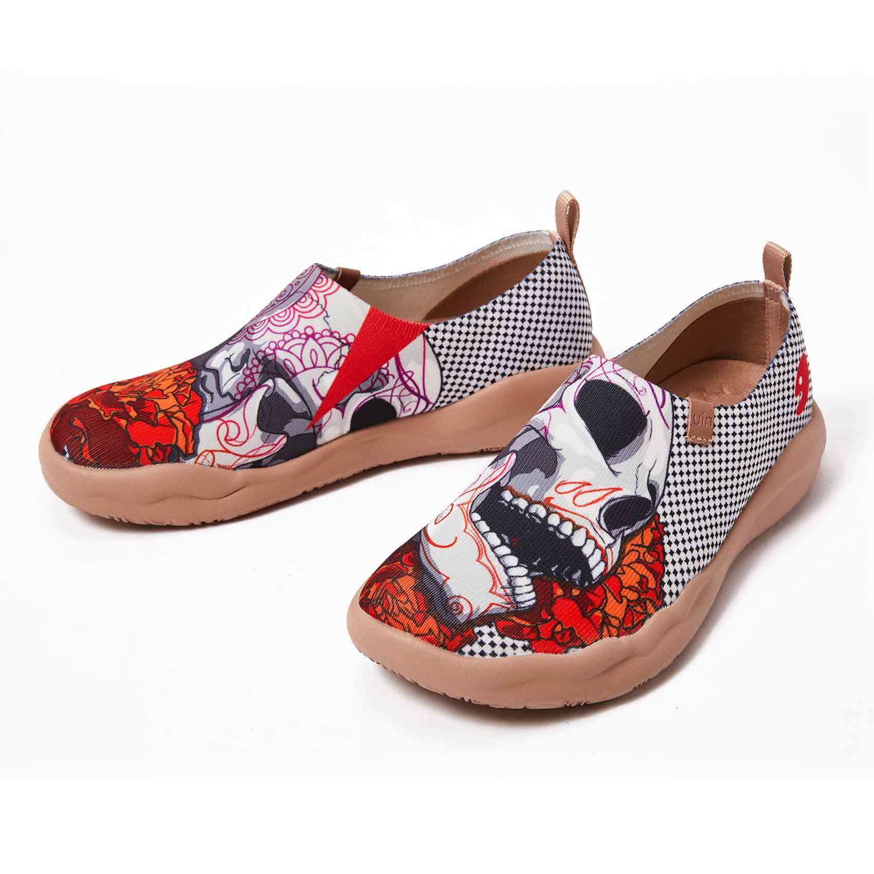 UIN Footwear Women Skeleton Women-US Local Delivery Canvas loafers