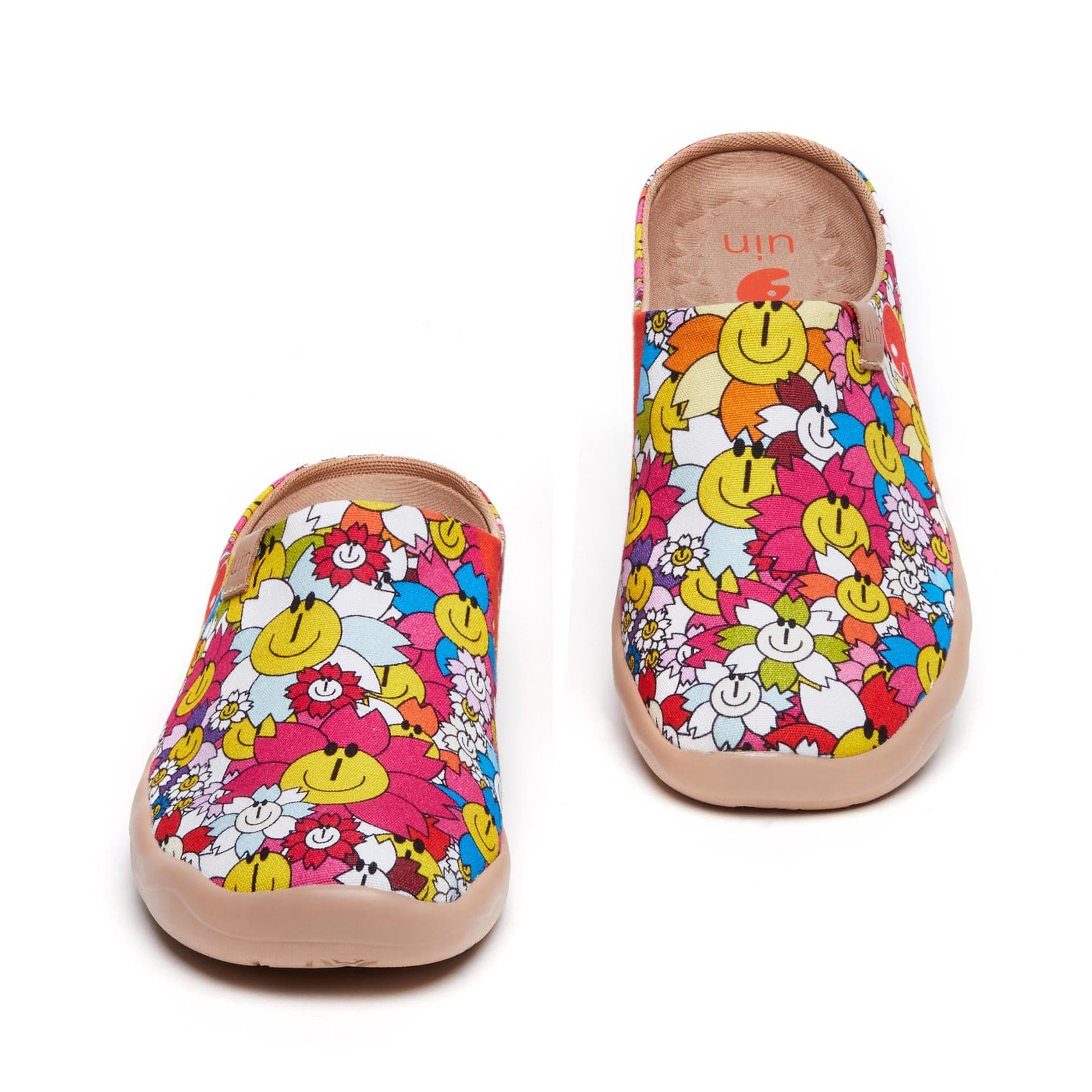 UIN Footwear Women Smiley HANA 2 Malaga Slipper Women-US Local Delivery Canvas loafers