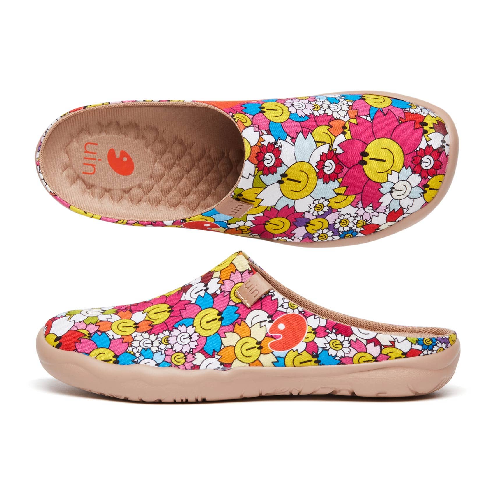 UIN Footwear Women Smiley HANA 2 Malaga Slipper Women-US Local Delivery Canvas loafers