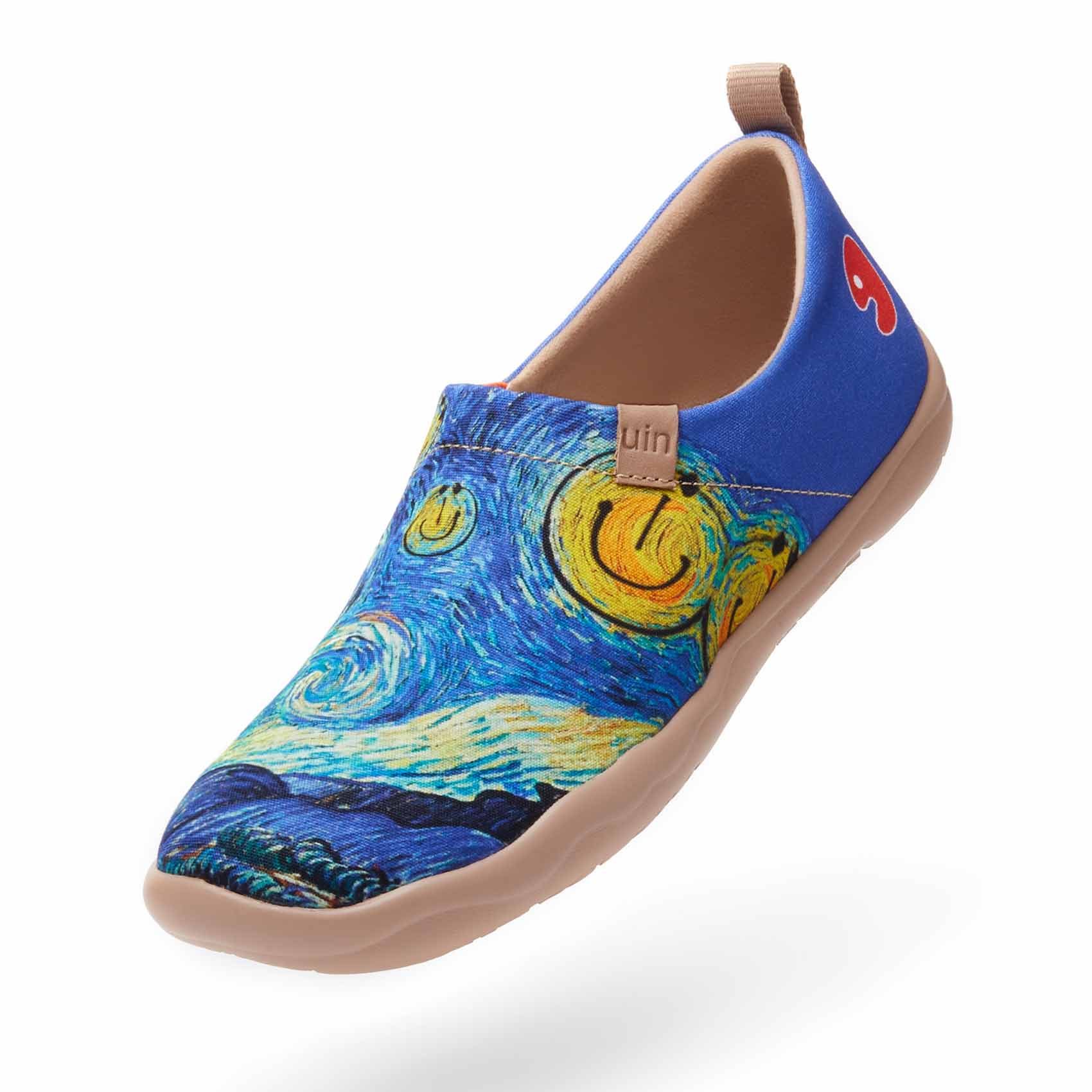 UIN Footwear Women Smiley Night Toledo I Women-US Local Delivery Canvas loafers