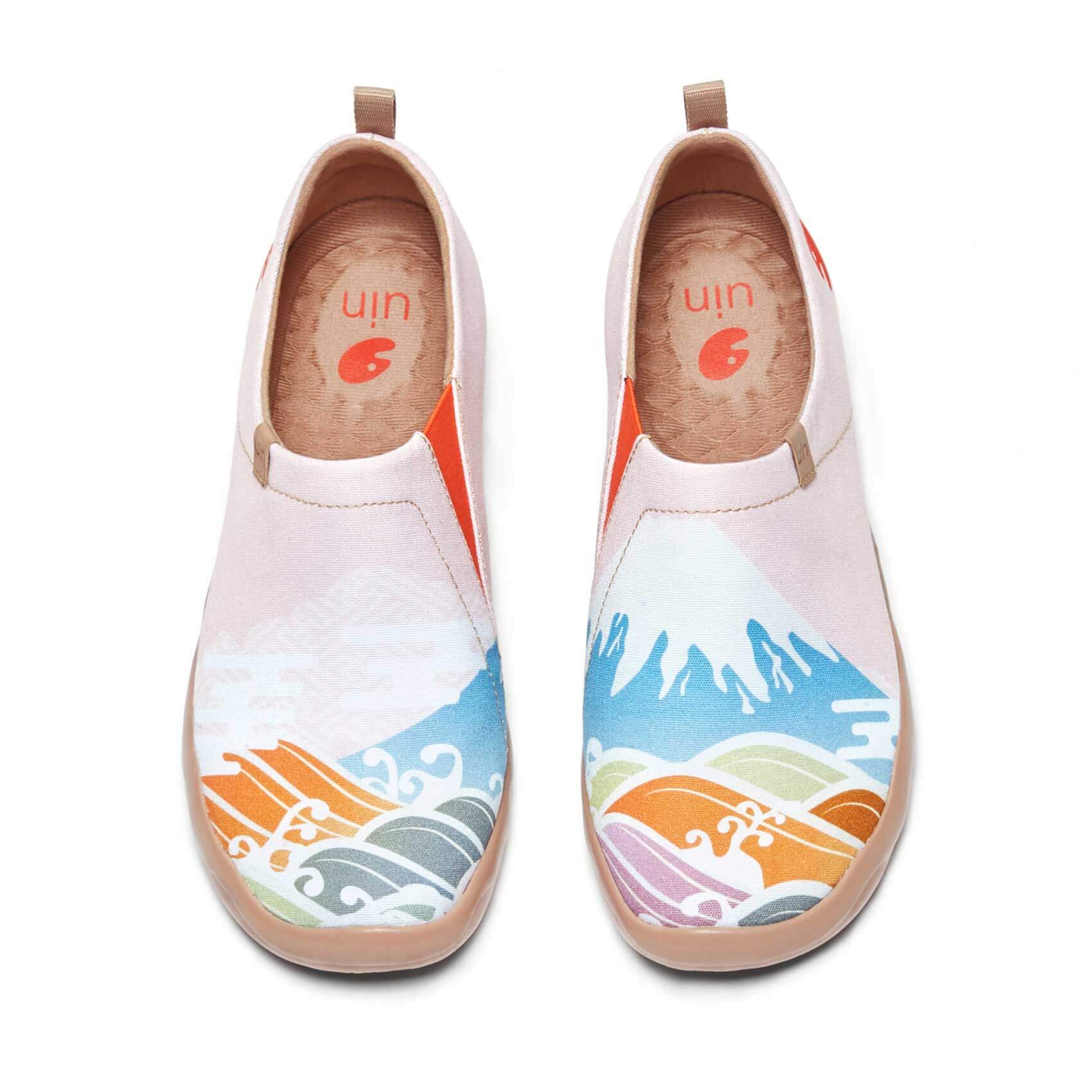 UIN Footwear Women SPRING IN MOUNT FUJI-US Local Delivery Canvas loafers