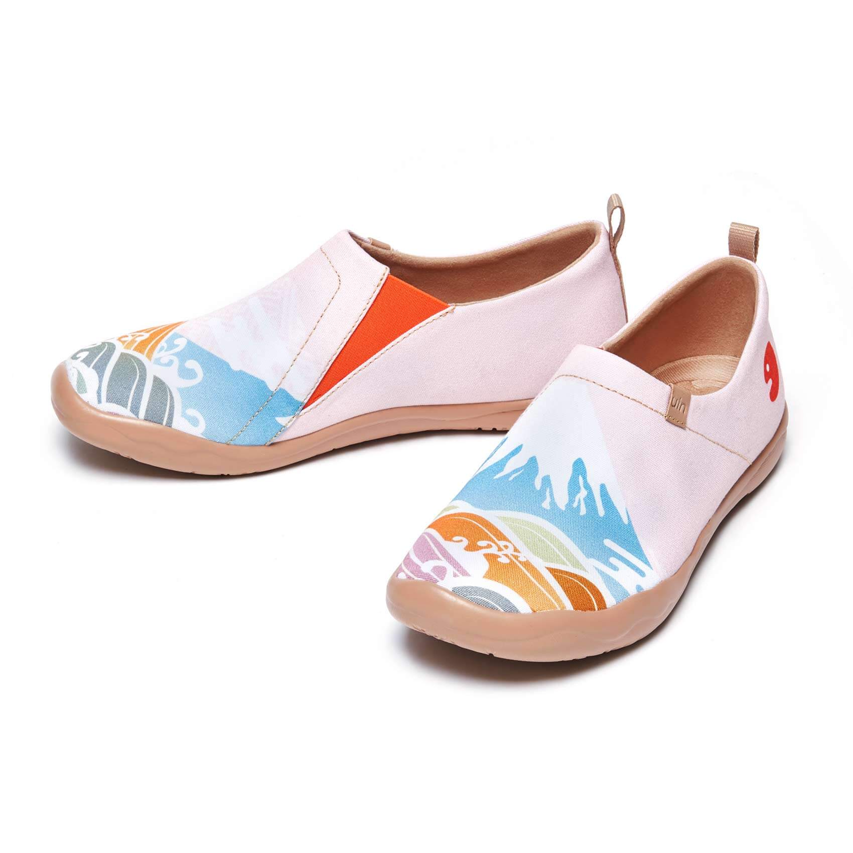 UIN Footwear Women SPRING IN MOUNT FUJI-US Local Delivery Canvas loafers