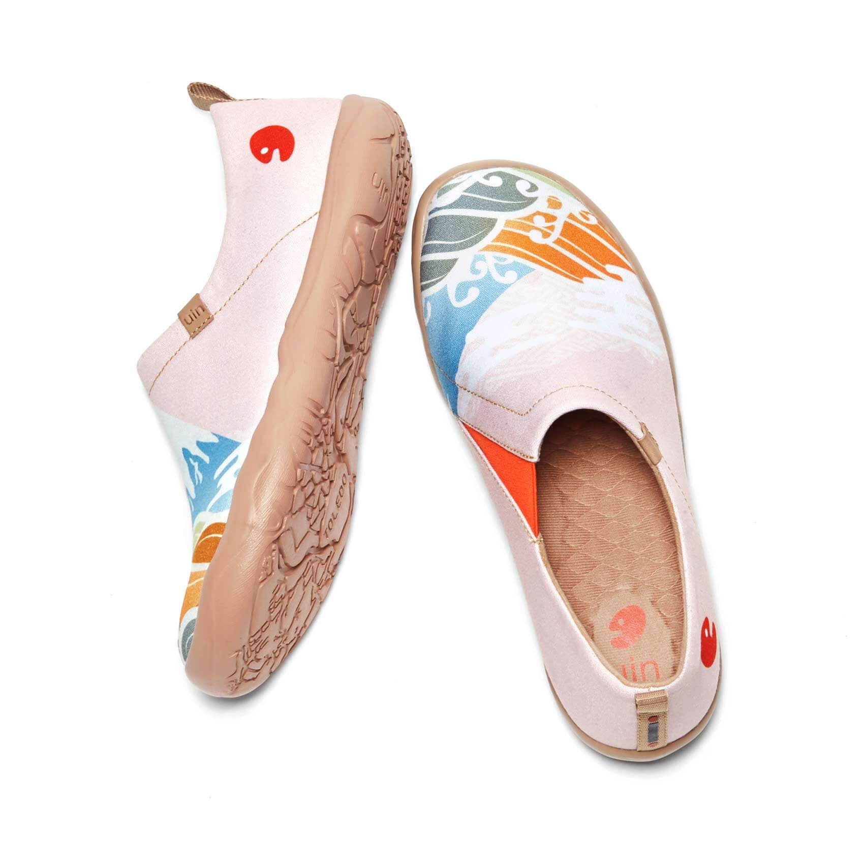 UIN Footwear Women SPRING IN MOUNT FUJI-US Local Delivery Canvas loafers