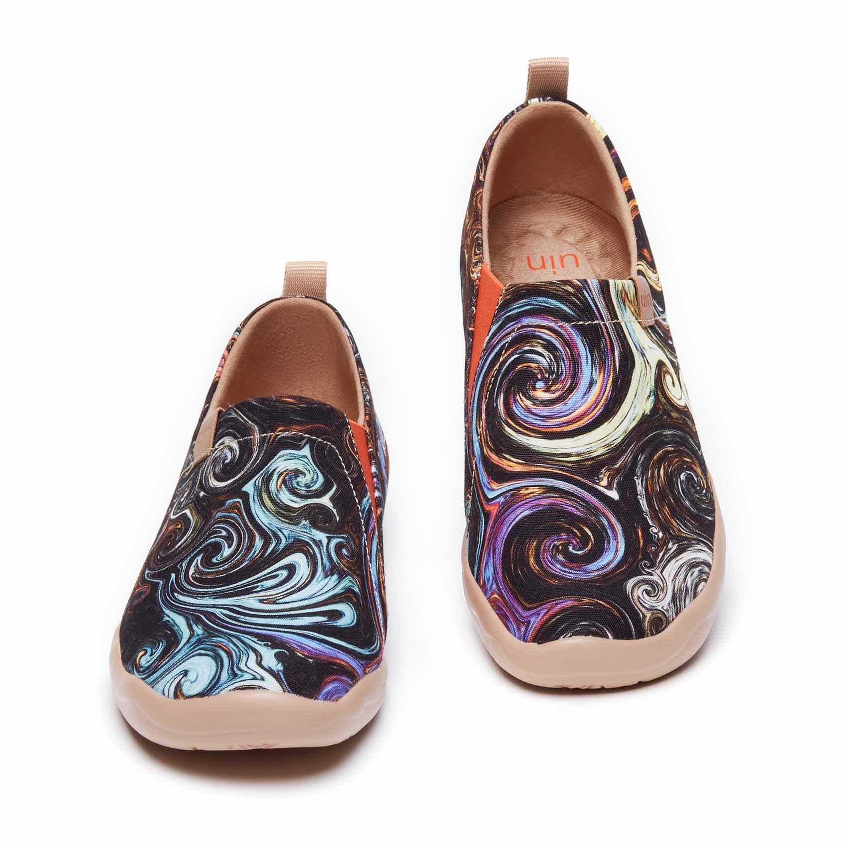 UIN Footwear Women Starry Night-US Local Delivery Canvas loafers