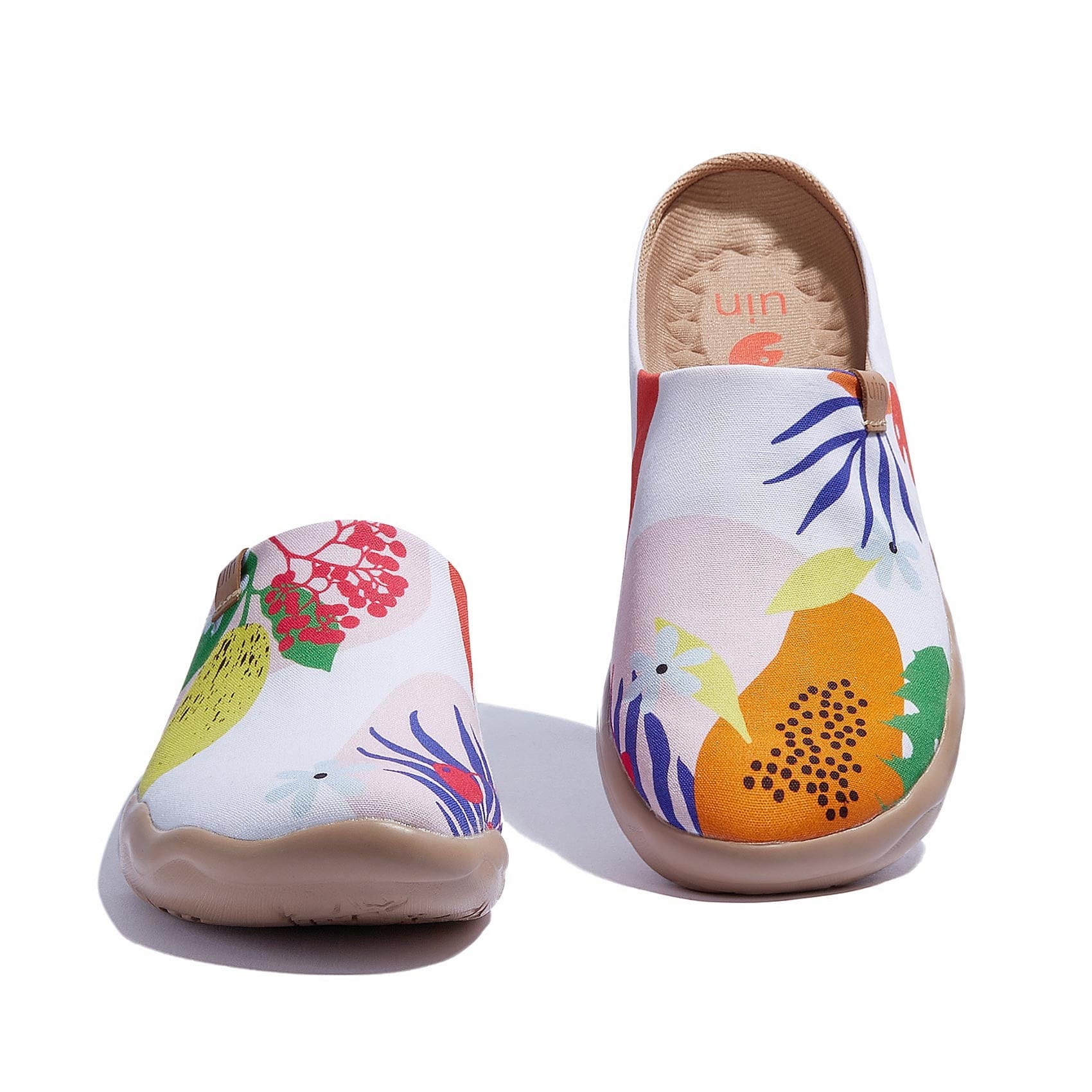 UIN Footwear Women Summer Fruits Malaga Women Canvas loafers