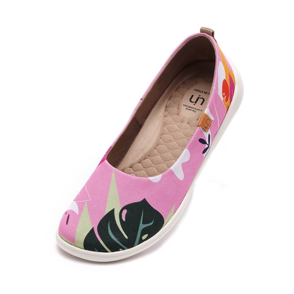 UIN Footwear Women Summer Jungle Canvas loafers