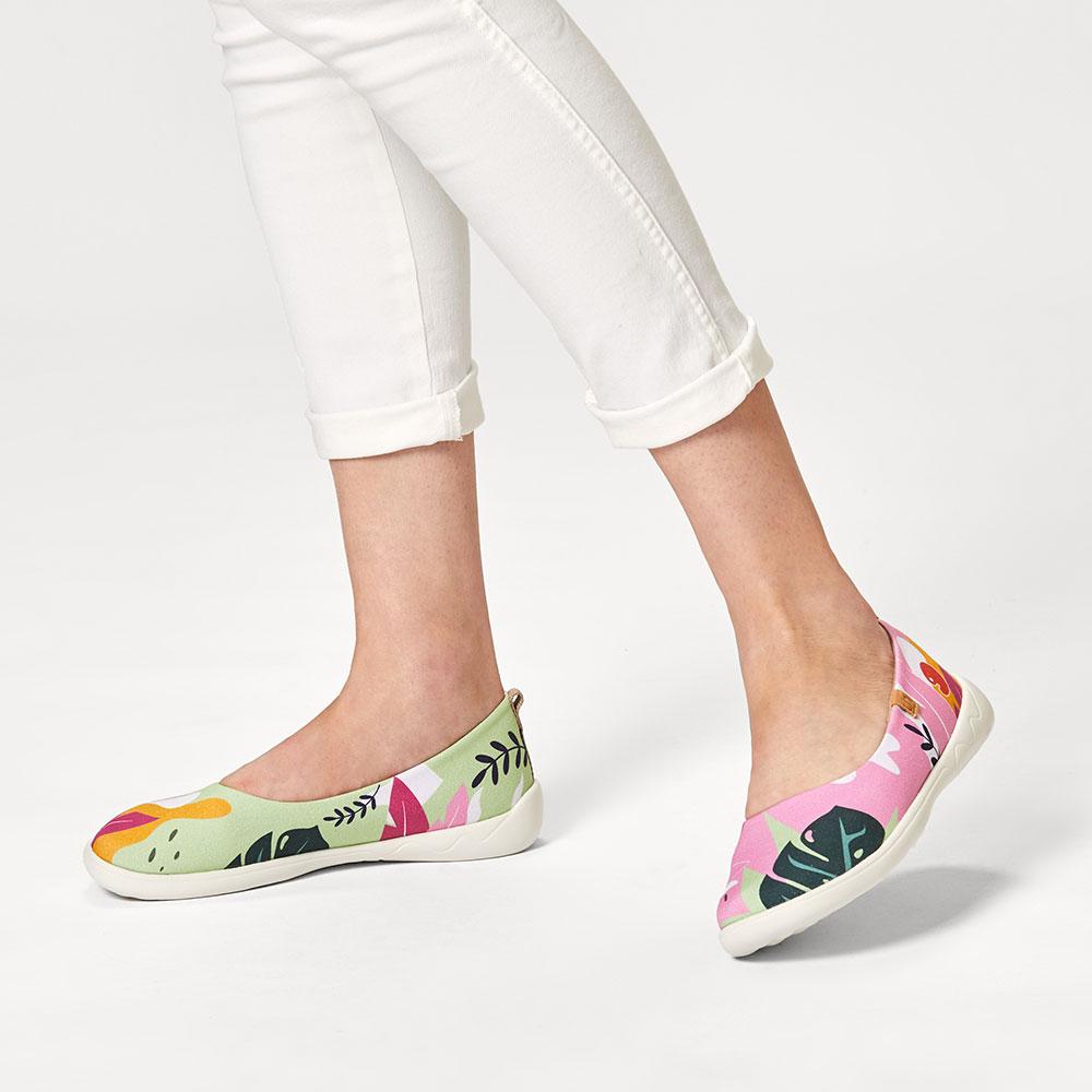 UIN Footwear Women Summer Jungle-US Local Delivery Canvas loafers