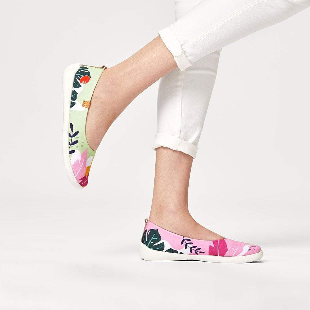 UIN Footwear Women Summer Jungle-US Local Delivery Canvas loafers