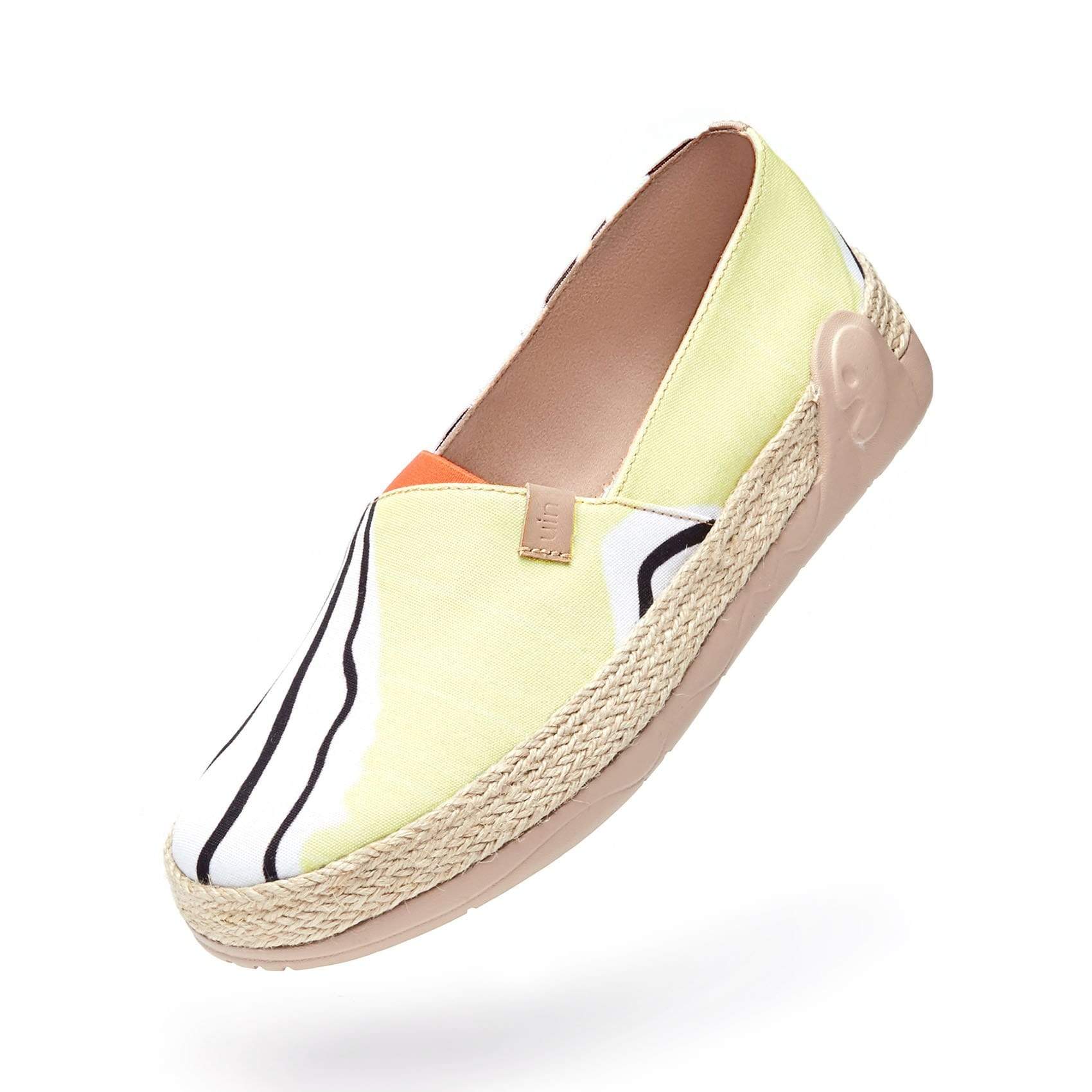 UIN Footwear Women Summer Wave Marbella Canvas loafers