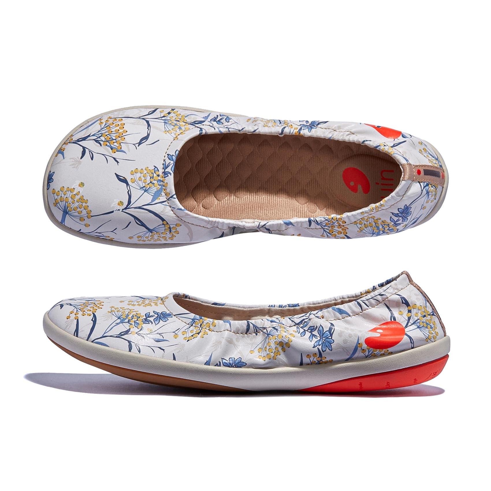 UIN Footwear Women Summer Wildflower Illetes IV Women Canvas loafers