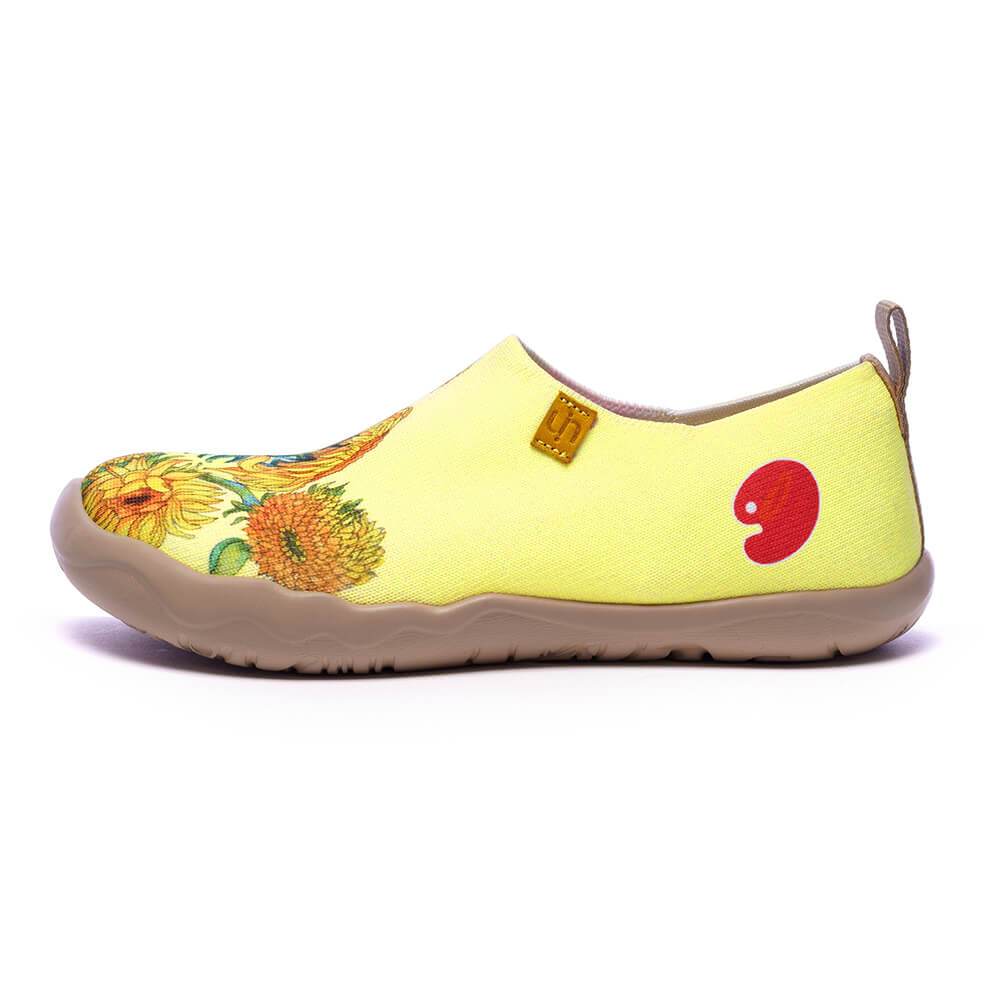 UIN Footwear Women Sunflower-US Local Delivery Canvas loafers