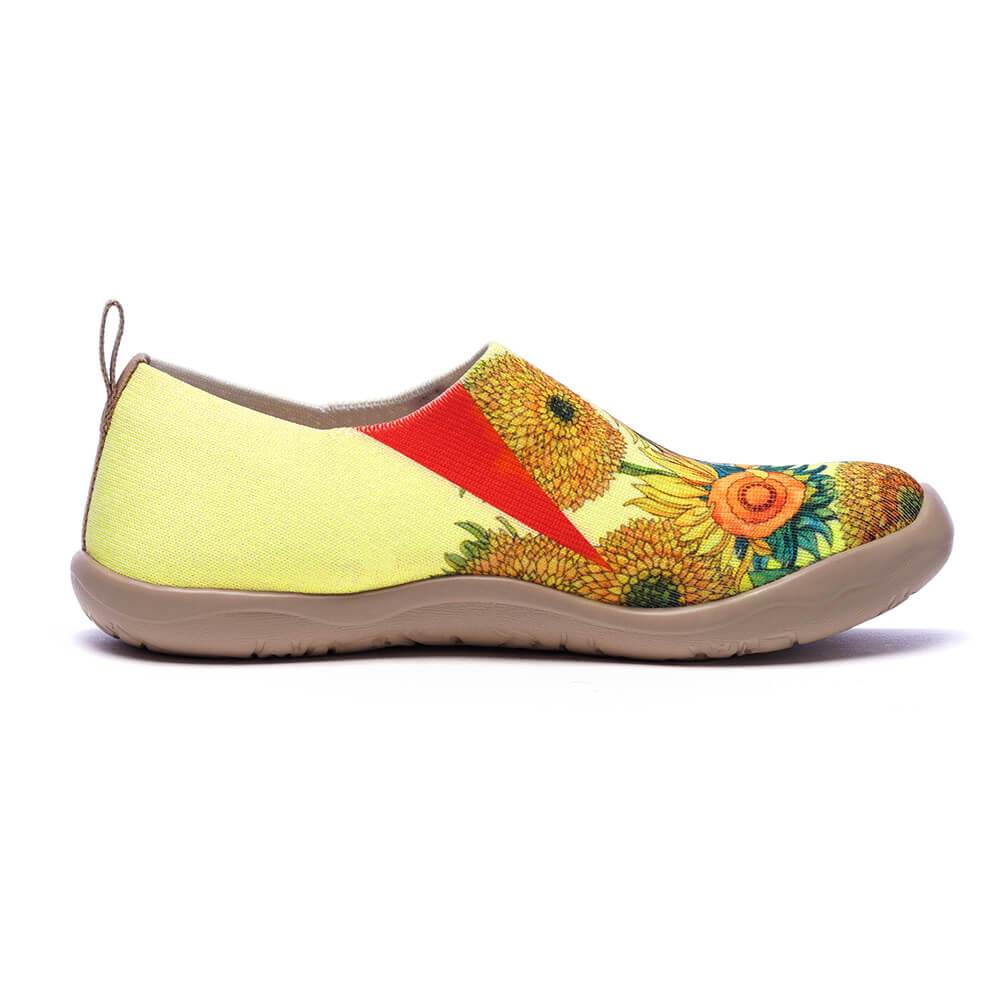 UIN Footwear Women Sunflower-US Local Delivery Canvas loafers