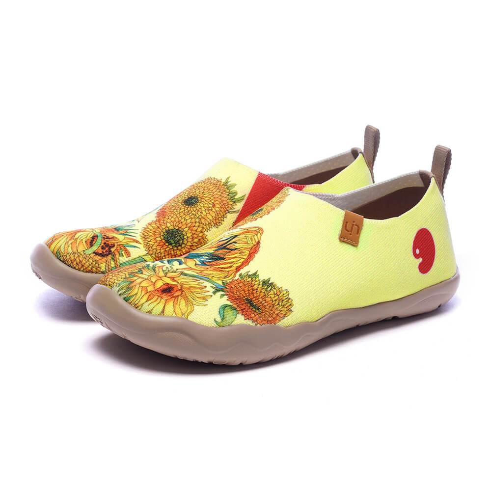 UIN Footwear Women Sunflower-US Local Delivery Canvas loafers