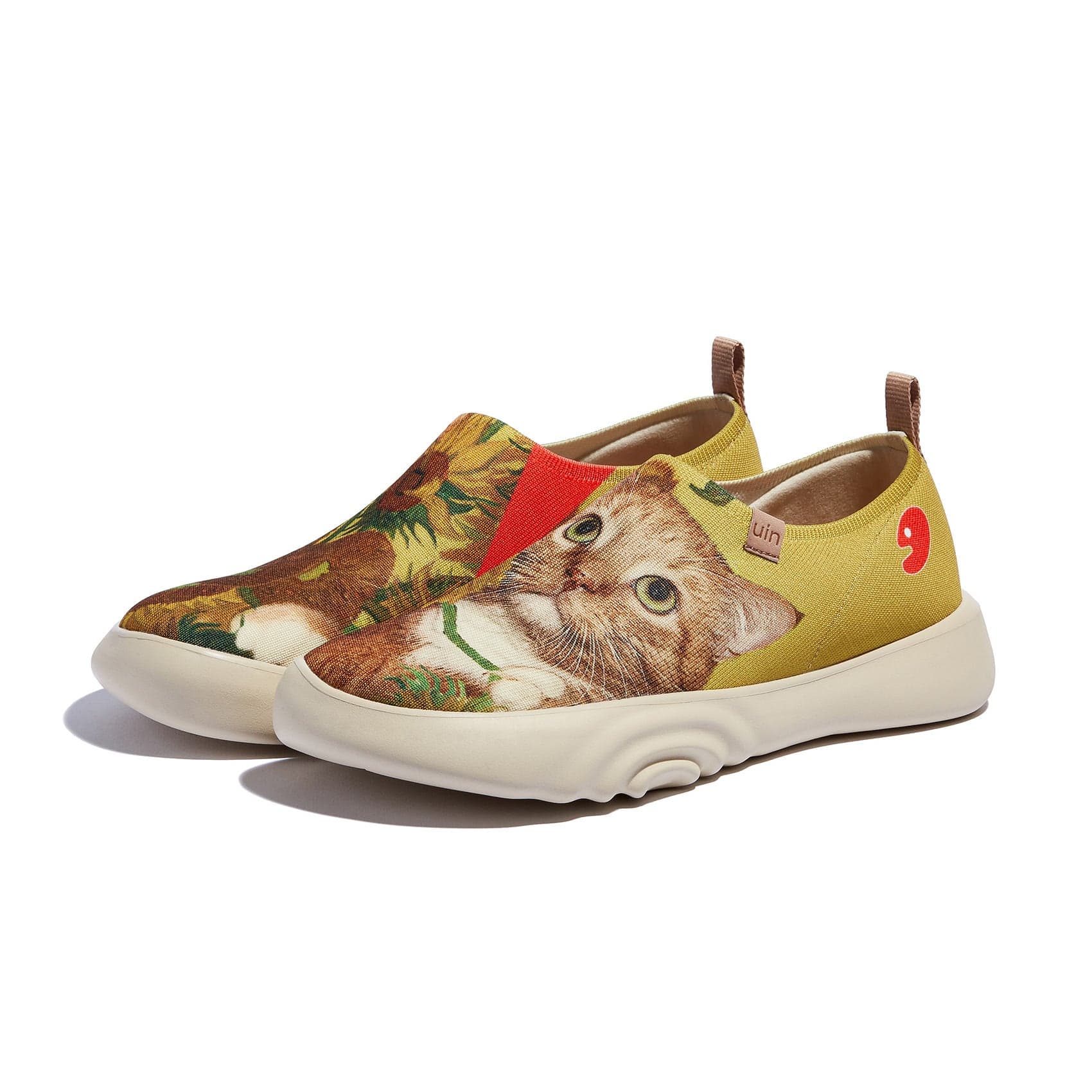 UIN Footwear Women Sunflowers and Cat 4 Toledo XV Women Canvas loafers