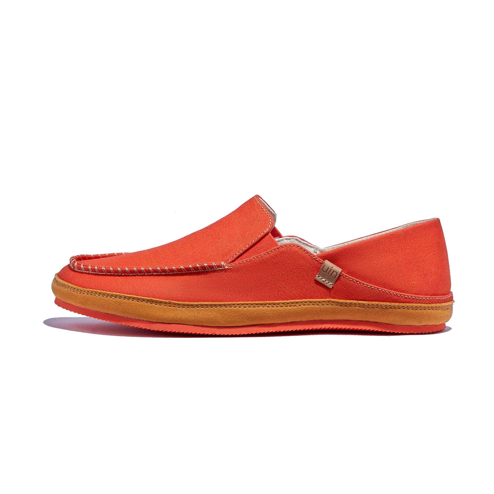 UIN Footwear Women Sunset Red Formentera II Women Canvas loafers