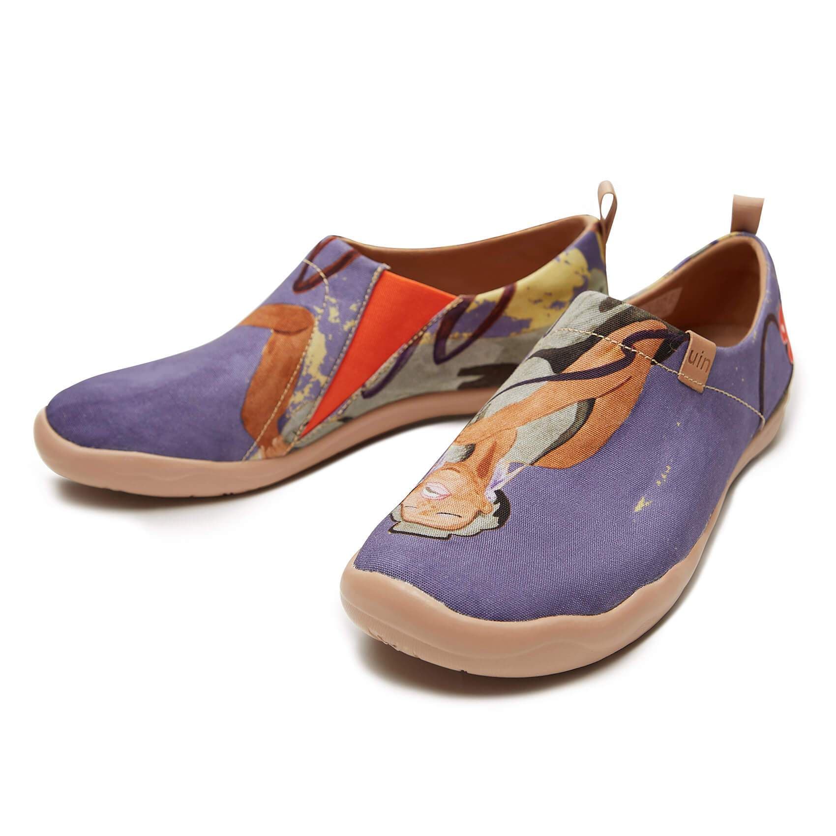 UIN Footwear Women The Singer Canvas loafers