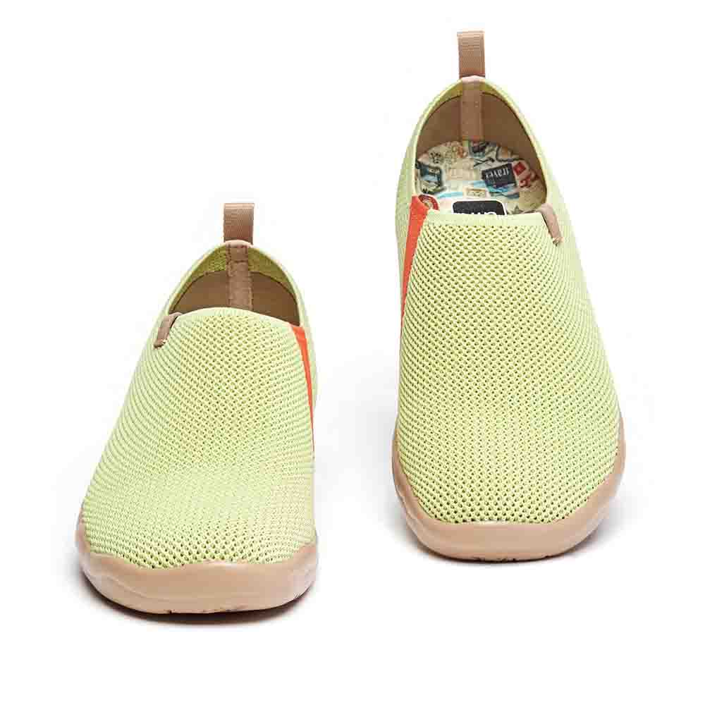 UIN Footwear Women Toledo Knitted Pale Green Women Canvas loafers