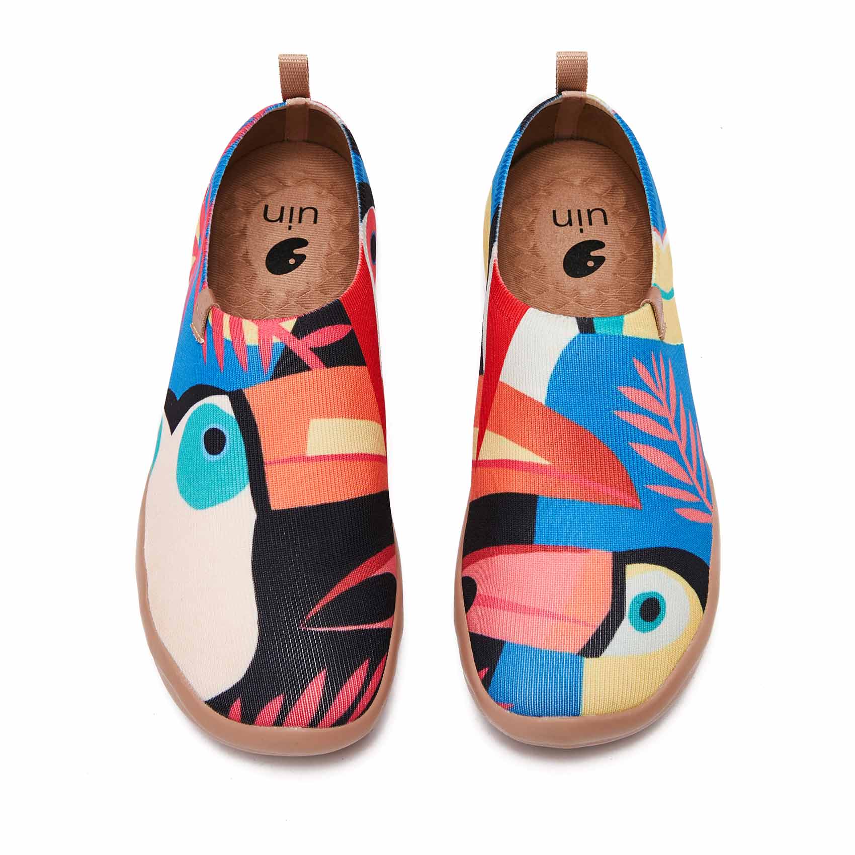 UIN Footwear Women Toucan Canvas loafers