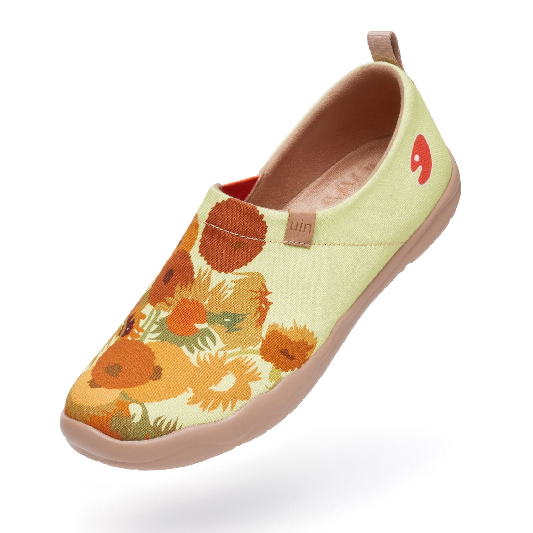 UIN Footwear Women Van Gogh Sunflowers V3 Women-US Local Delivery Canvas loafers